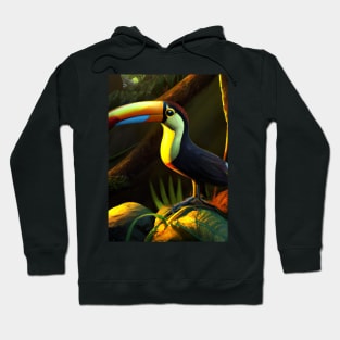 Toucan in Jungle Hoodie